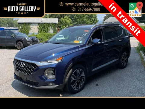 Blue 2019 Hyundai Santa Fe Limited for sale in Carmel, IN