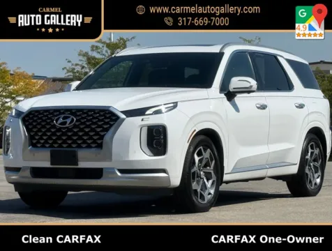 White 2021 Hyundai Palisade Calligraphy for sale in Carmel, IN
