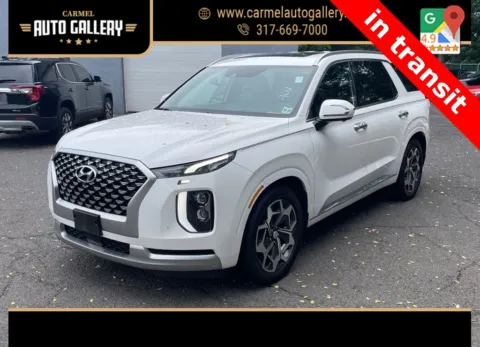 White 2021 Hyundai Palisade Calligraphy for sale in Carmel, IN