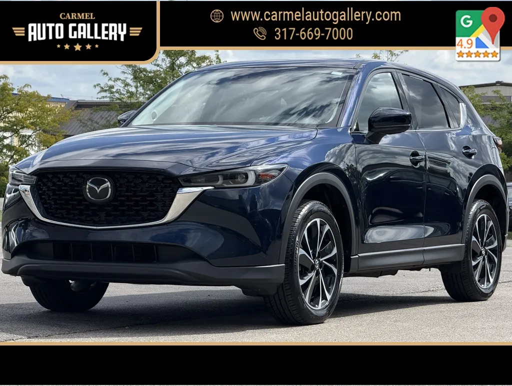 Blue 2022 Mazda CX-5 2.5 S Premium Plus Package for sale in Carmel, IN