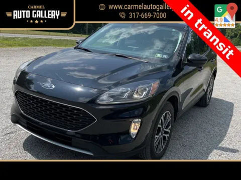 Black 2021 Ford Escape Hybrid SEL for sale in Carmel, IN