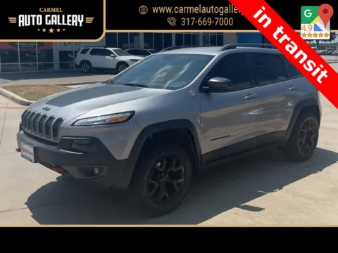 Silver 2017 Jeep Cherokee Trailhawk for sale in Carmel, IN