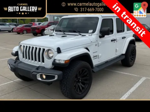 White 2021 Jeep Wrangler Unlimited Sahara for sale in Carmel, IN