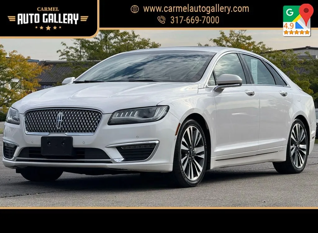 White 2019 Lincoln MKZ Reserve for sale in Carmel, IN