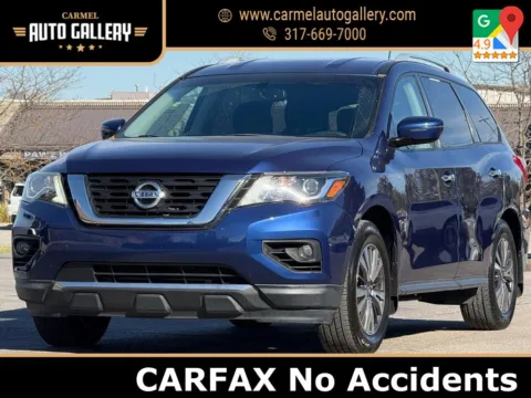 Blue 2017 Nissan Pathfinder SV for sale in Carmel, IN
