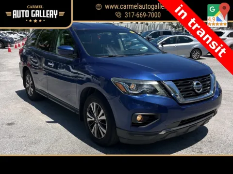 Blue 2017 Nissan Pathfinder SV for sale in Carmel, IN