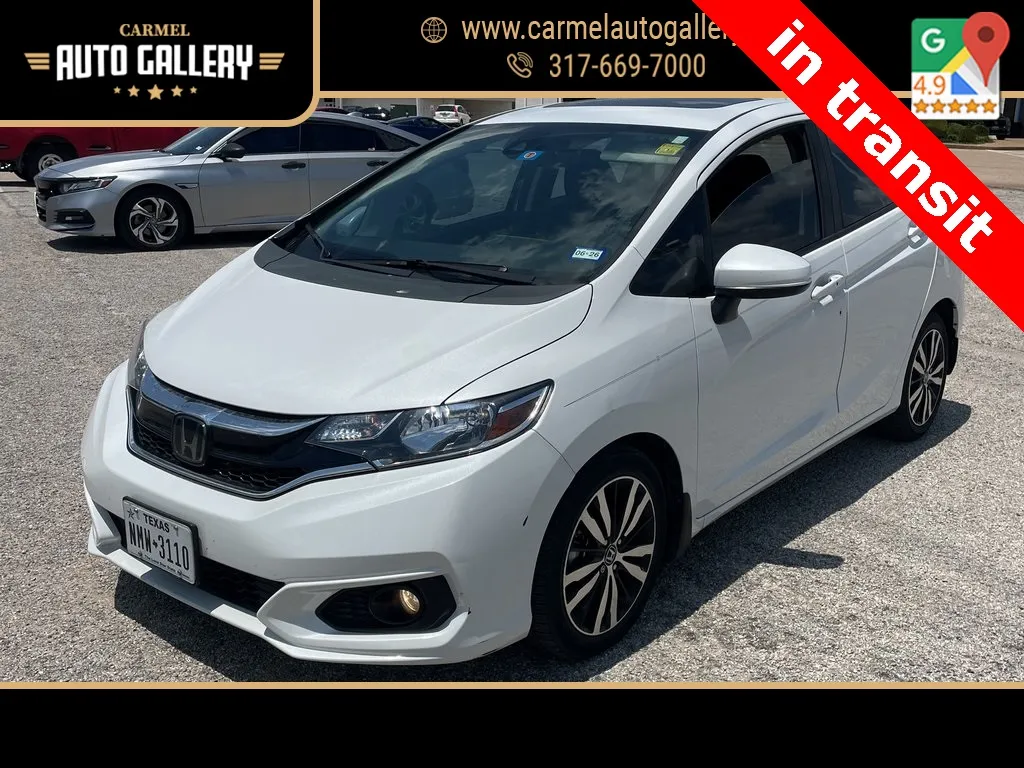 White 2019 Honda Fit EX for sale in Carmel, IN