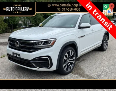 White 2021 Volkswagen Atlas 3.6L V6 SEL R-Line for sale in Carmel, IN