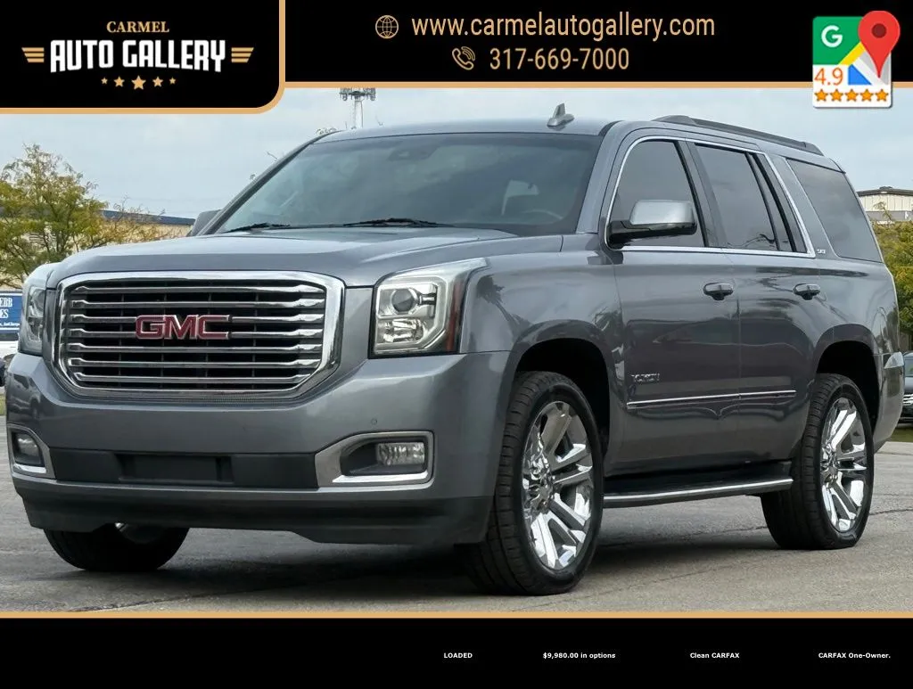 Gray 2018 GMC Yukon SLT for sale in Carmel, IN