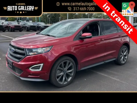 Red 2017 Ford Edge Sport for sale in Carmel, IN