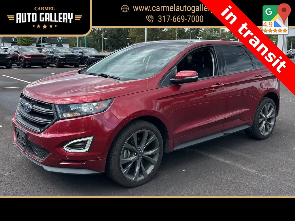 Red 2017 Ford Edge Sport for sale in Carmel, IN