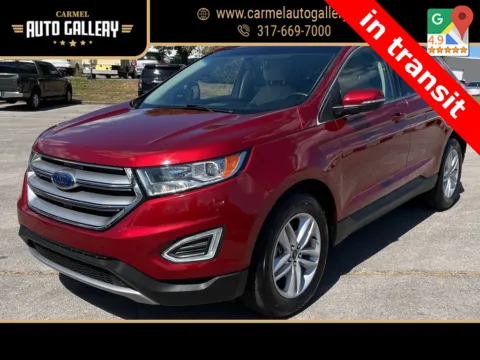 Red 2018 Ford Edge SEL for sale in Carmel, IN