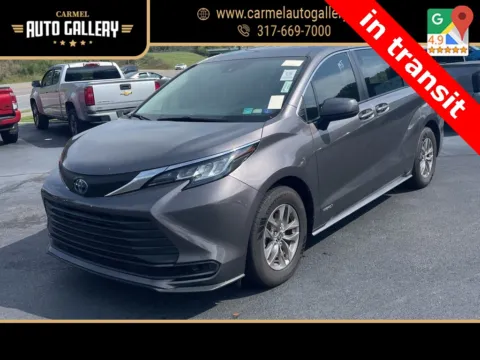Gray 2021 Toyota Sienna LE for sale in Carmel, IN
