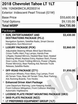 More photos of 2018 Chevrolet Tahoe LT at Carmel Auto Gallery, IN