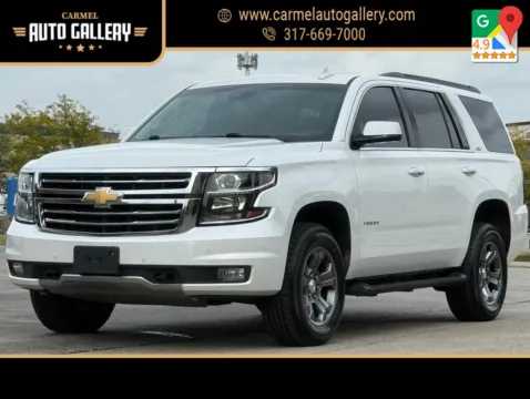 White 2018 Chevrolet Tahoe LT for sale in Carmel, IN