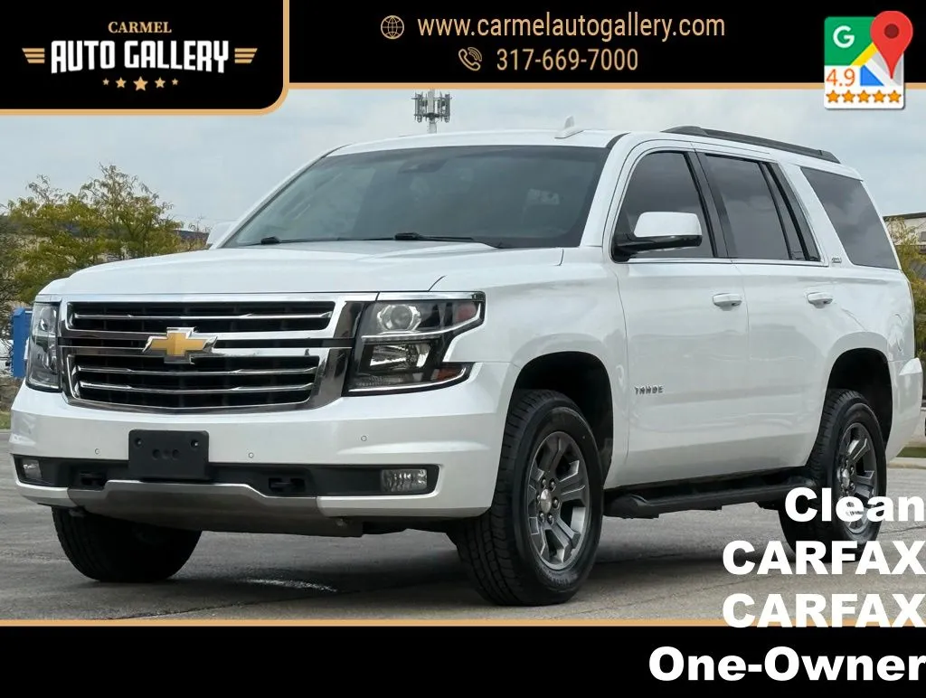 White 2018 Chevrolet Tahoe LT for sale in Carmel, IN