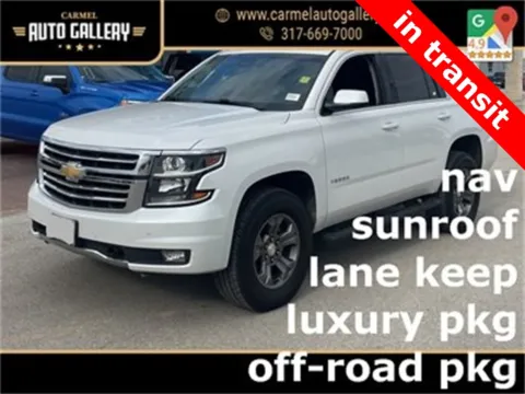 White 2018 Chevrolet Tahoe LT for sale in Carmel, IN