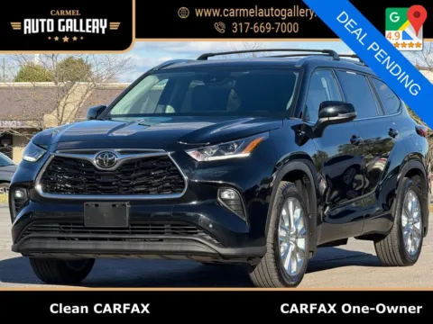 Black 2020 Toyota Highlander Limited for sale in Carmel, IN