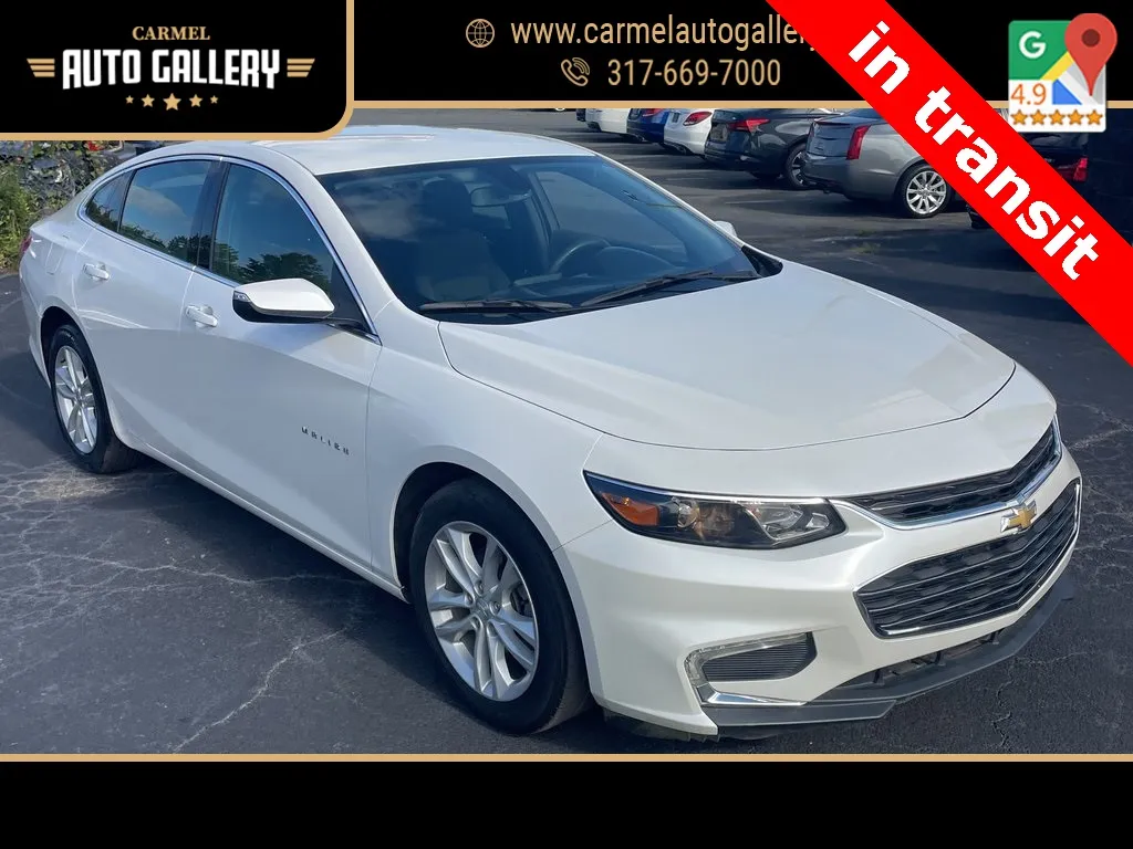 White 2017 Chevrolet Malibu LT for sale in Carmel, IN