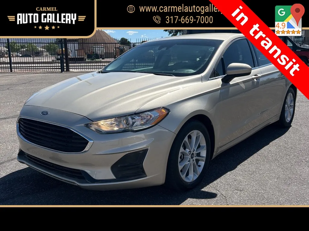 White 2019 Ford Fusion SE for sale in Carmel, IN