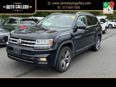 Black 2019 Volkswagen Atlas 3.6L V6 SEL R-Line for sale in Carmel, IN