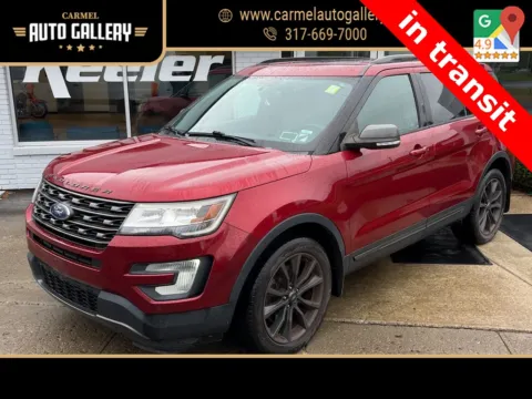 Red 2017 Ford Explorer XLT for sale in Carmel, IN