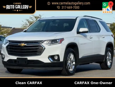 White 2019 Chevrolet Traverse LT for sale in Carmel, IN