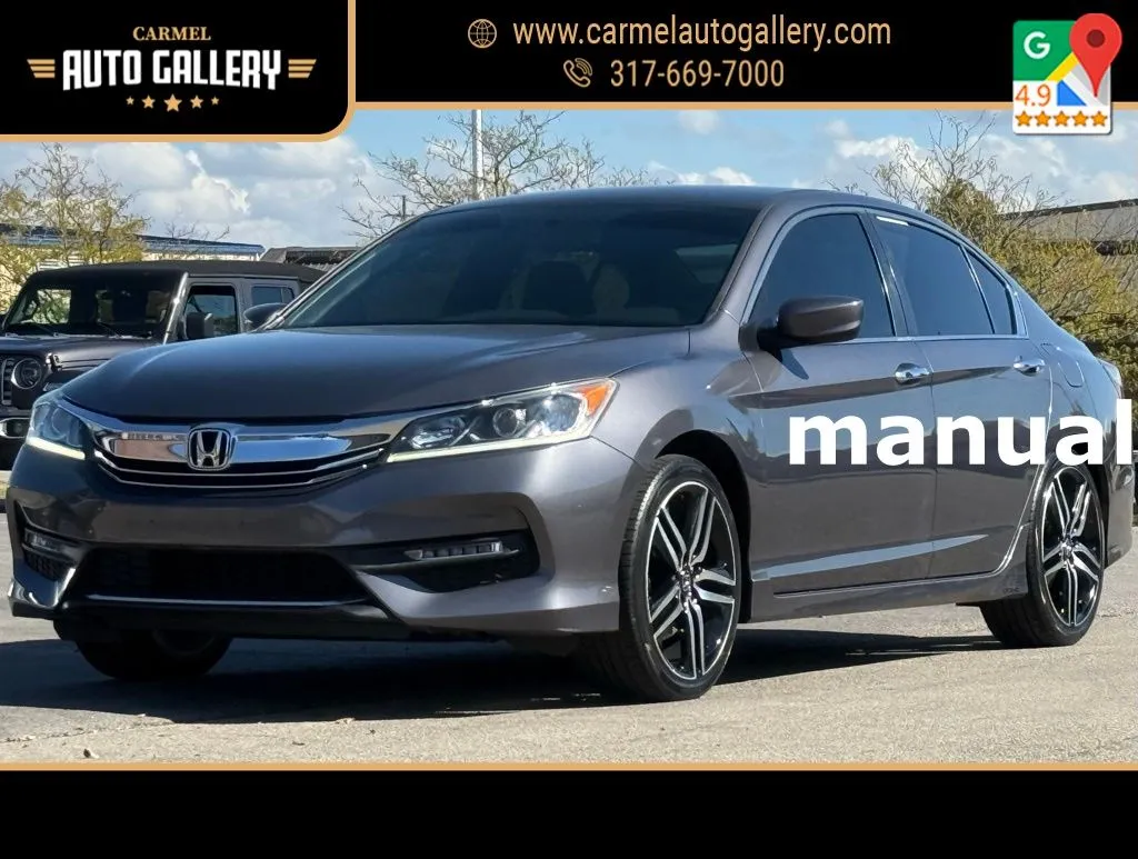 Gray 2017 Honda Accord Sport for sale in Carmel, IN