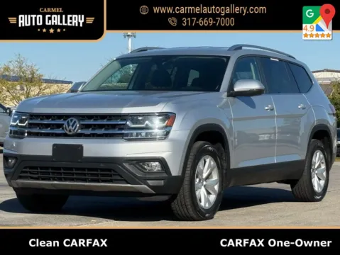 Silver 2018 Volkswagen Atlas 3.6L V6 SE for sale in Carmel, IN