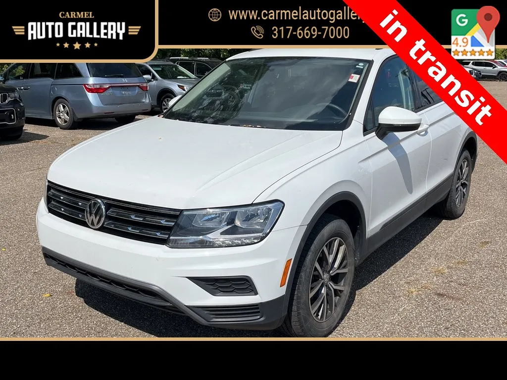 White 2021 Volkswagen Tiguan 2.0T S for sale in Carmel, IN