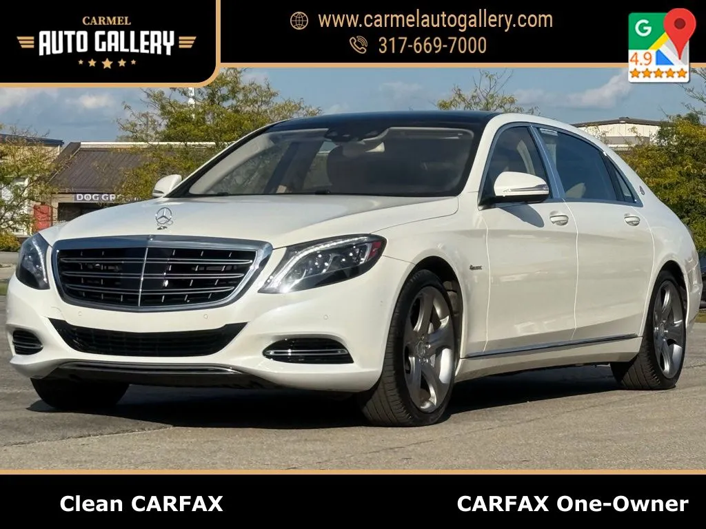 Yellow 2017 Mercedes-Benz S-Class Maybach S 550 for sale in Carmel, IN