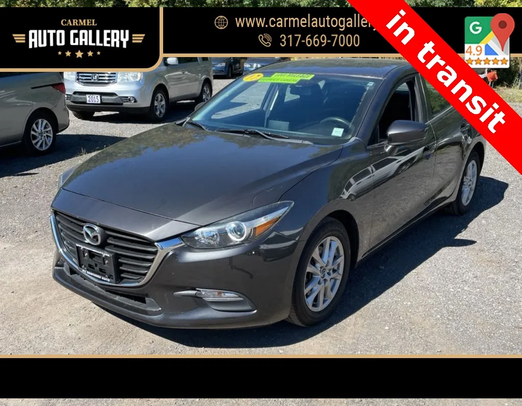 Gray 2017 Mazda Mazda3 Sport for sale in Carmel, IN