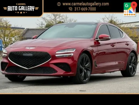 Red 2022 Genesis G70 3.3T for sale in Carmel, IN