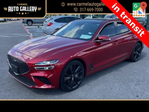 Red 2022 Genesis G70 3.3T for sale in Carmel, IN