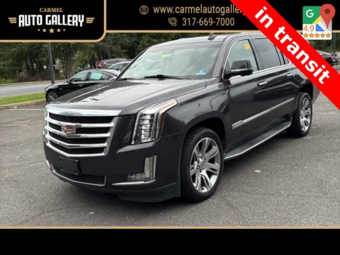 Gray 2018 Cadillac Escalade ESV Luxury for sale in Carmel, IN