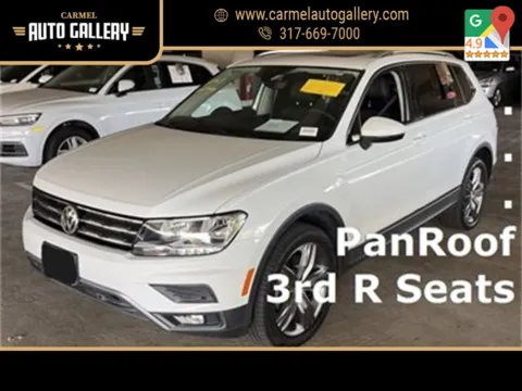 White 2020 Volkswagen Tiguan 2.0T SEL for sale in Carmel, IN