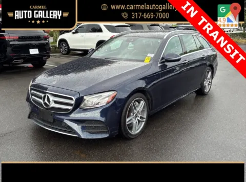 Blue 2018 Mercedes-Benz E-Class E 400 for sale in Carmel, IN
