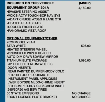 Photos of 2020 Ford Edge Titanium for sale in Carmel, IN at Carmel Auto Gallery