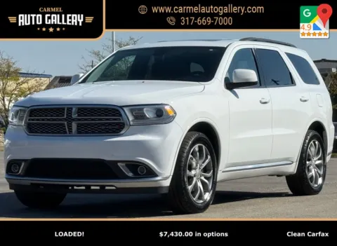 White 2018 Dodge Durango SXT for sale in Carmel, IN