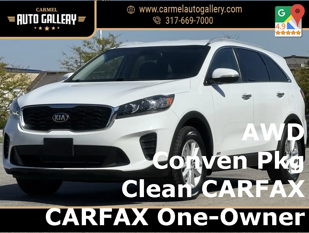 White 2019 Kia Sorento LX for sale in Carmel, IN