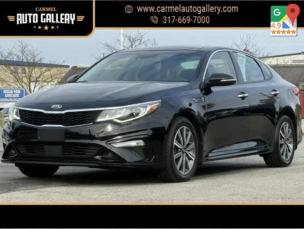 Black 2019 Kia Optima EX for sale in Carmel, IN