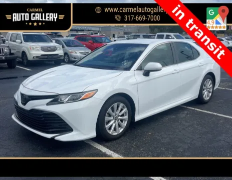 White 2018 Toyota Camry L for sale in Carmel, IN