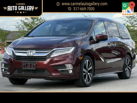 Red 2019 Honda Odyssey Elite for sale in Carmel, IN