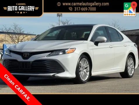 White 2018 Toyota Camry XLE for sale in Carmel, IN