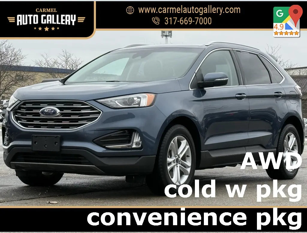 Blue 2019 Ford Edge SEL for sale in Carmel, IN