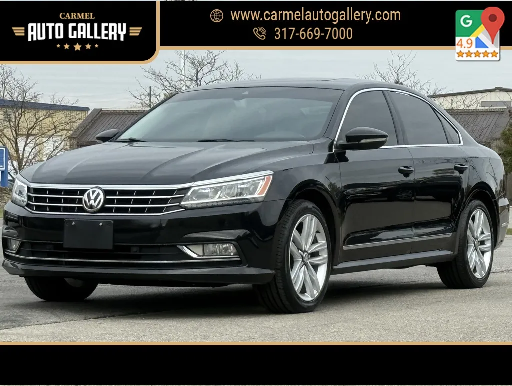 Black 2017 Volkswagen Passat SEL Premium for sale in Carmel, IN