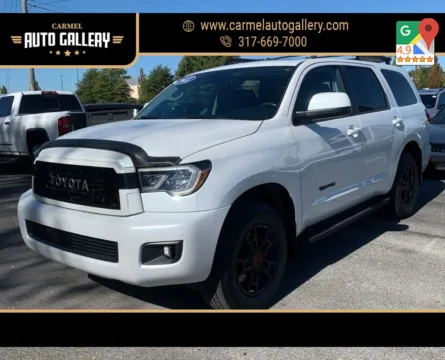 White 2022 Toyota Sequoia TRD Pro for sale in Carmel, IN