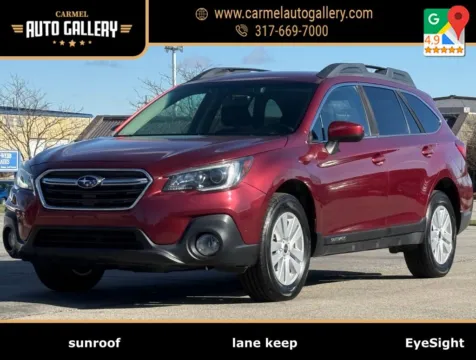 Red 2019 Subaru Outback 2.5i Premium for sale in Carmel, IN