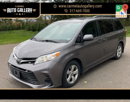Gray 2020 Toyota Sienna LE for sale in Carmel, IN