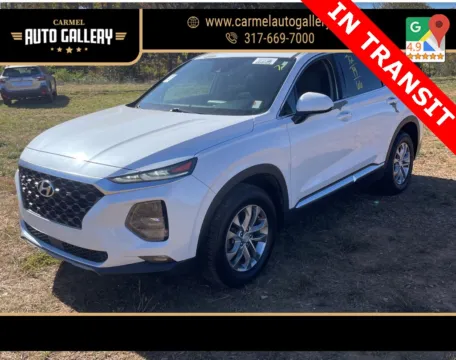 White 2019 Hyundai Santa Fe SEL for sale in Carmel, IN